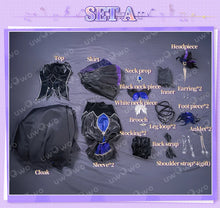 Load image into Gallery viewer, IN STOCK UWOWO Robin Cosplay Game Honkai Star Rail Robin Black Dress Cosplay Costume Halloween Costume For women
