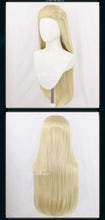 Load image into Gallery viewer, UWOWO Evelynn Wig Game  League of Legends/LOL Coven Evelynn Cosplay Wig Lace wig Lace hair Long Hair Yellow Hair 90CM New Style
