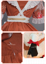 Load image into Gallery viewer, IN STOCK UWOWO Yoimiya Cosplay Maid Costume S-3XL Genshin Impact Fanart Cosplay Yoimiya Cosplay Yoimiya Maid Dress Halloween Cos
