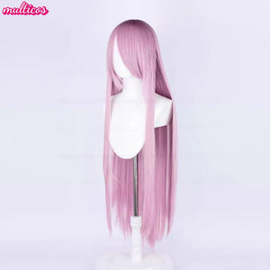 High Quality Anime 100Cm Long Staight Cosplay Wig Black White Red Pink Brown Gold Blue Blonde Purple Heat Resistant Hair Wigs