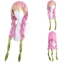 Load image into Gallery viewer, 1:1 Halloween  Demon Slayer Cosplay wig Kamado Nezuko Kanroji Mitsuri Tsuyuri Kanawo Agatsuma Zenitsu Hashibira Inosuke Hair Wig
