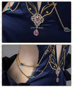 IN STOCK UWOWO C.C. Cosplay Lelouchh Chessboard Party Gown Mahjongg Soul CC Lelouchh Cosplay Costume