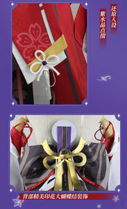 Game Impact Cosplay Yae Miko Cosplay Costumes Yae Miko Cosplay Wig Uniform Anime Chinese Style Halloween Costumes for Women