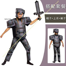 Load image into Gallery viewer, Cosplay Costumes Boys Children M I New Green E Clothes Gray Onesie Child St e Ve Game Character Performance Christmas Halloween
