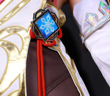 Load image into Gallery viewer, 【Wetrose】In Stock Ganyu SSR Cosplay Costume Genshin Impact Gan Yu Гань Юй Gamu Horn Head Gears Full Set Wig Shoes Halloween Xmas
