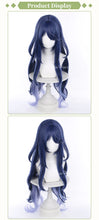 Load image into Gallery viewer, UWOWO Lauma Wig Game Genshin impact Lauma Cosplay Wig Long Hair Blue Hair Halloween Wig
