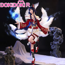Load image into Gallery viewer, IN STOCK Ahrii Cosplay Costume Game Cosplay【Size XS-2XL】DokiDoki-R Cosplay Costume Ahrii Tails Shoes Plus Size Ahrii Cosplay
