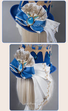 Load image into Gallery viewer, UWOWO Furina Cosplay Hat Genshin Impact Furina Focalors Cosplay Hydro Archon Fontaine Rococo Style Headwear with Acces
