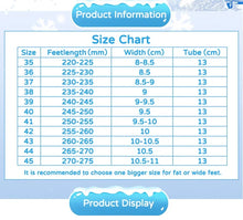 Load image into Gallery viewer, UWOWO Vocaloidd Mikku Snowy Cosplay Shoes Red Boots Silver Boots For Halloween Winter Cosplay
