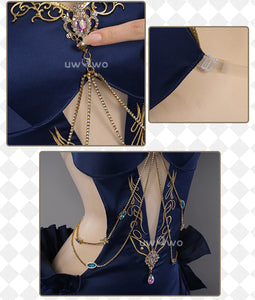 IN STOCK UWOWO C.C. Cosplay Lelouchh Chessboard Party Gown Mahjongg Soul CC Lelouchh Cosplay Costume