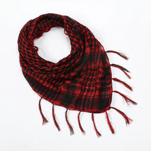 Load image into Gallery viewer, Game Cosplay Plaid Scarf Anime Gothic Warm Headscarf Halloween Carnival Costume Prop
