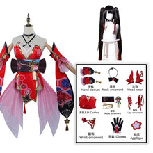 Load image into Gallery viewer, Sparkle Cosplay Honkai Star Rail Sparkle Cosplay Costume Wig Mask Dress Full Set Prop Hanabi Sparkle Halloween Outfit Uniform
