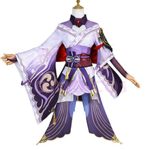 Load image into Gallery viewer, High Quality Genshin Impact Raiden Shogun Cosplay Costume Carnival Uniform Wig Anime Halloween Costumes Women Game Beelzebul
