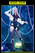 Load image into Gallery viewer, IN STOCK UWOWO Lucy Cosplay Costume Lucy Outfit Cosplay Anime Lucy Bodysuit with Coat Full Set Halloween Costumes Full Set
