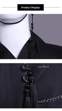 Load image into Gallery viewer, UWOWO Saja Boys Cosplay Collab Series: Kpop Huntrix Saja Boys ‘You Idol’ Jinu Black Cosplay Costume XS-3XL Halloween Costume
