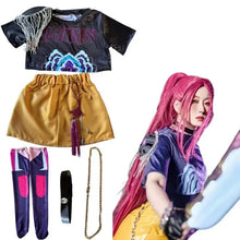Load image into Gallery viewer, Cosplay  Costume for Children Girls Halloween Carnival Party Role Playing Dress Outfits Xmas kids Gifts
