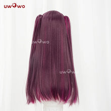 Load image into Gallery viewer, UWOWO Mikari Tachibanaa Wig 2.5 Dimensionall Seduction Niteng0o Jigen no Ririsaa Cosplay Wig Purple Long Hair With Ponytail
