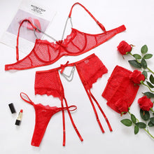 Load image into Gallery viewer, Lingerie Sensual Lace Underwear Transparent Sexy Lingerie Set Sexy Bra Set And Panties Beautiful Erotic Underwear Set
