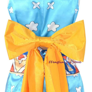 Anime Wano Country Nami Cosplay Costumes Kimono Dress Halloween Costumes for Women Vestido Role Play Suit Clothing