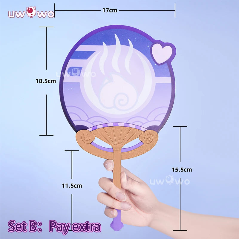 UWOWO Yumemizuki Mizuki Cosplay Collab Series: Game Genshin Impact Yumemizuki Mizuki Cosplay Costume With Fan