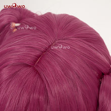 Load image into Gallery viewer, UWOWO Lupa Wig Game Wuthering Waves WuWa Lupa Cosplay Wig Long Hair Purple Pink Hair Halloween Wig

