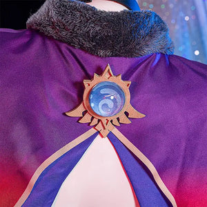 Game Genshin Impact Mona Anime Cosplay Costumes Halloween Costume for Women Ganyu Cosplay Feminino Uniform Suit Wig Clothing