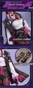 IN STOCK Kafka Cosplay Costume Game Honkai: Star Rail Cosplay DokiDoki-SR Honkai Kafka Women Halloween Costume Kafka Wig Shoes