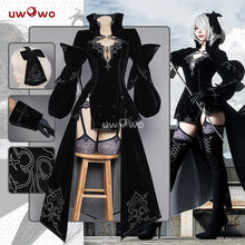 Load image into Gallery viewer, IN STOCK UWOWO Nierr: Automataa 2B Reincarnationn Alternatee Battler Outfit Cosplay Costume Dress Halloween Costumes
