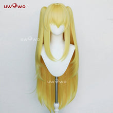 Load image into Gallery viewer, UWOWO Game Azurr Lanee x To Lovee Ruu Golden Darkness Cosplay Wig Long Yellow Hair Halloween Wig
