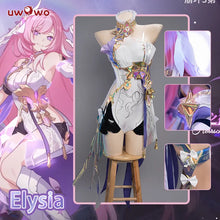 Load image into Gallery viewer, UWOWO Honkai Impact 3: Elysia Cosplay Costume Herrscher of Human Ego Female Game Cosplay Halloween Costume With Wings
