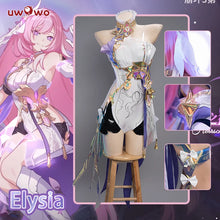 Load image into Gallery viewer, In Stock UWOWO Honkai Impact 3: Elysia Cosplay Costume Herrscher of Human Ego Female Game Cosplay Halloween Costume With Wings
