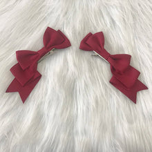 Load image into Gallery viewer, Kawaii Handmade Bow Hair Clips Anime Lolita Hairpins Cosplay Headwear JK Uniform Hair Accessory Xmas Gifts
