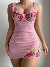 Load image into Gallery viewer, Women&#39;s Sexy Lingeie Set Transparent Lace Erotic Underwear Romantic Lingeries Set Sexy Bra and Panties Sets Lingerie for Woman
