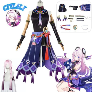 Game Genshin Impact Citlali Cosplay Costume wig Natlan Lovely girl Role Cosplay Full Set Outfit Suit halloween costume for women