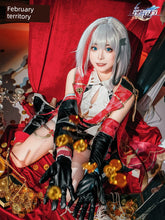 Load image into Gallery viewer, February Mopping Pad Cos Costume Female Collapse Star Dome Railway Urge Topaz Suit Cosplay Game Anime Suit
