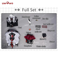 Load image into Gallery viewer, PRE-SALE UWOWO Exclusive Genshin Impact arlecchino Cosplay Costume Game Outfit Halloween Costumes
