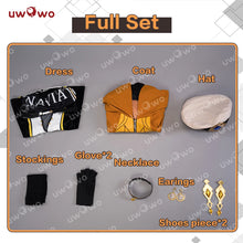 Load image into Gallery viewer, LAST BATCH UWOWO Genshin Impact Exclusive Fanart Racing Navia Casual Outfit Cosplay Costume  Halloween Costumes

