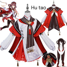 Load image into Gallery viewer, Hutao Cosplay Costume Game Genshin Impact New Skin Cherries Snow-Laden  Hutao Cosplay Costume Plus Size
