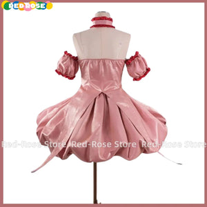 Anime Tokyo Mew Mew Momomiya Ichigo Cosplay Costume Mew Ichigo Wig Pink Lolita Fluffy Skirt Woman Lovely Kawaii Halloween Suit