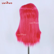 Load image into Gallery viewer, UWOWO Tecnaa Cosplay Wig Fairy Wings Cosplay Wig Long Hair Pink Red Hair Women Hair
