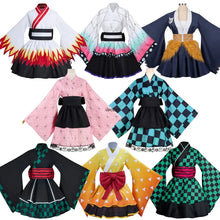 Load image into Gallery viewer, Demon Slayer Anime Inosuke Kamado Nezuko Cosplay Costume Kochou Shinobu Halloween Maid Dress Outfit For Women
