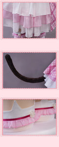IN STOCK UWOWO Chocola Cosplay Halloween Costume New Idol Catgirl Maid Costume Dress Chocolaa/Vanillaa Theatrical Costume