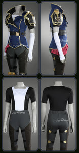 IN STOCK UWOWO Collab Series：Vi Cosplay  League of Legends/LOL Arcane Season 2 Vi Cosplay Costume Halloween Costume