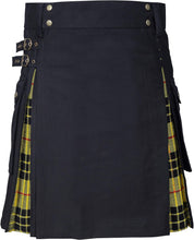 Load image into Gallery viewer, CLOUD KILT &quot; Kilt for Men, Utility Kilt, 100% Cotton Jeans Hybrid Kilt, Modern Box Pleated Tartan Traditional Men&#39;s Kilt
