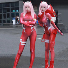 Load image into Gallery viewer, Zero Two Cosplay Costumes Bodysuit Anime Darling in the Franxx 02 Jumpsuit Body suit Wig Women Halloween Party Costume Catsuit
