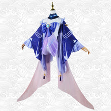 Load image into Gallery viewer, Genshin Impact Cosplay Sangonomiya Kokomi Game Cosplay Costumes Wig Shoes Hat Anime Suits Halloween Party Disfraz Mujer Women
