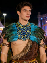 Load image into Gallery viewer, Cosplay Costume Additions Featuring, Gothic Faux Feather-For Carnivals, Party Costume, And Runway Shows
