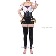 Load image into Gallery viewer, Game LOL Spirit Blossom Ahri Cosplay KDA Tight Costume Sexy Girls Anime Dress Jumpsuits Party Halloween Suits Wig Ears Fullset
