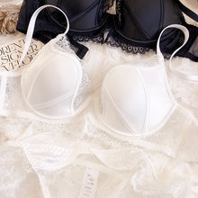 Load image into Gallery viewer, Sweet Little Fresh Deep-V Thin Cup Underwear Lace Women Sexy Bra Set With Large Size BC Size Push Up Lingerie With Underpants
