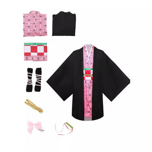 Halloween costume new anime demon killer cosplay Tanjiro Nezuko cosplay children Shinobu costume Japanese anime Halloween costum